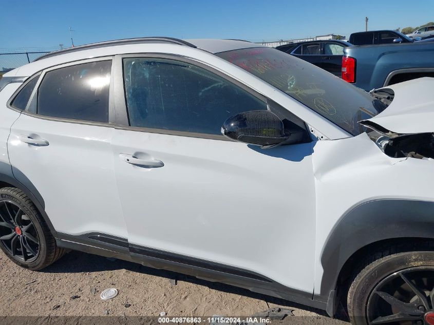 2021 Hyundai Kona Night VIN: KM8K63A54MU681731 Lot: 40876863