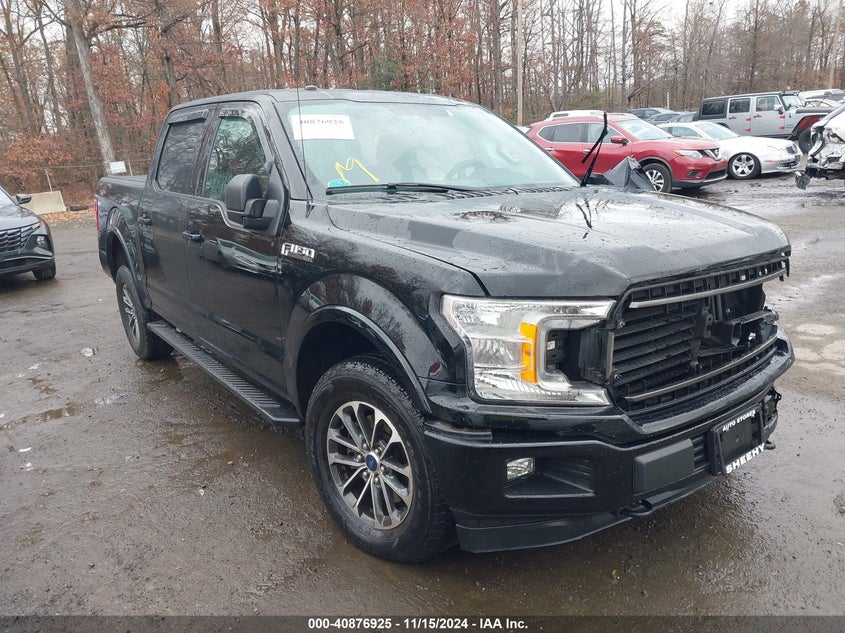 VIN 1FTEW1E55JFD37387 2018 FORD F-150 XLT