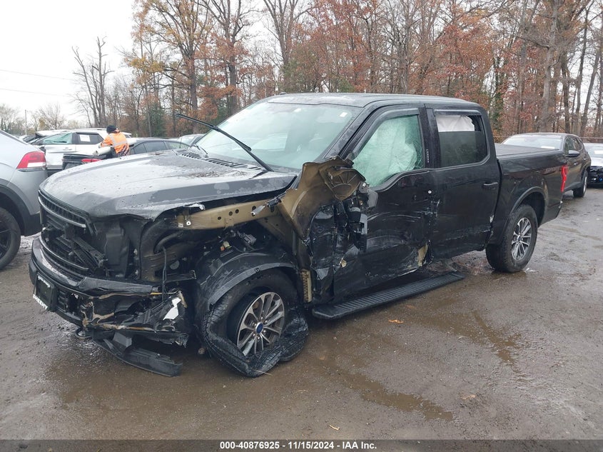 VIN 1FTEW1E55JFD37387 2018 FORD F-150 XLT