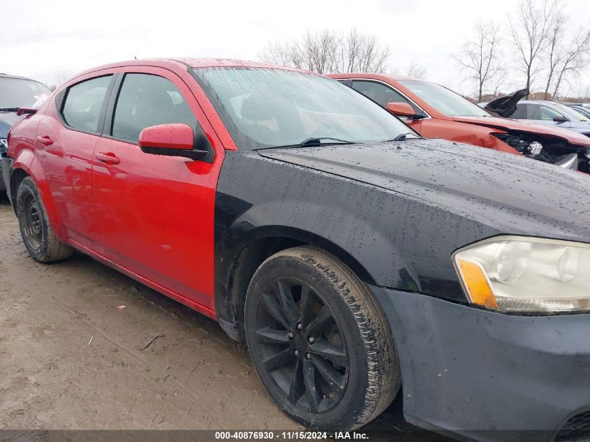 2013 Dodge Avenger Se VIN: 1C3CDZAB7DN658613 Lot: 40876930