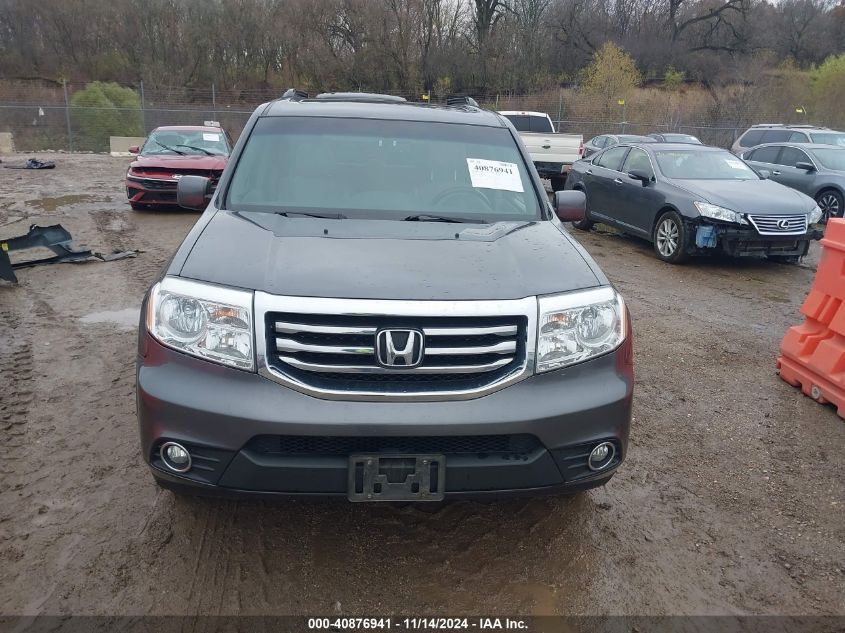 2014 Honda Pilot Ex-L VIN: 5FNYF4H55EB056436 Lot: 40876941