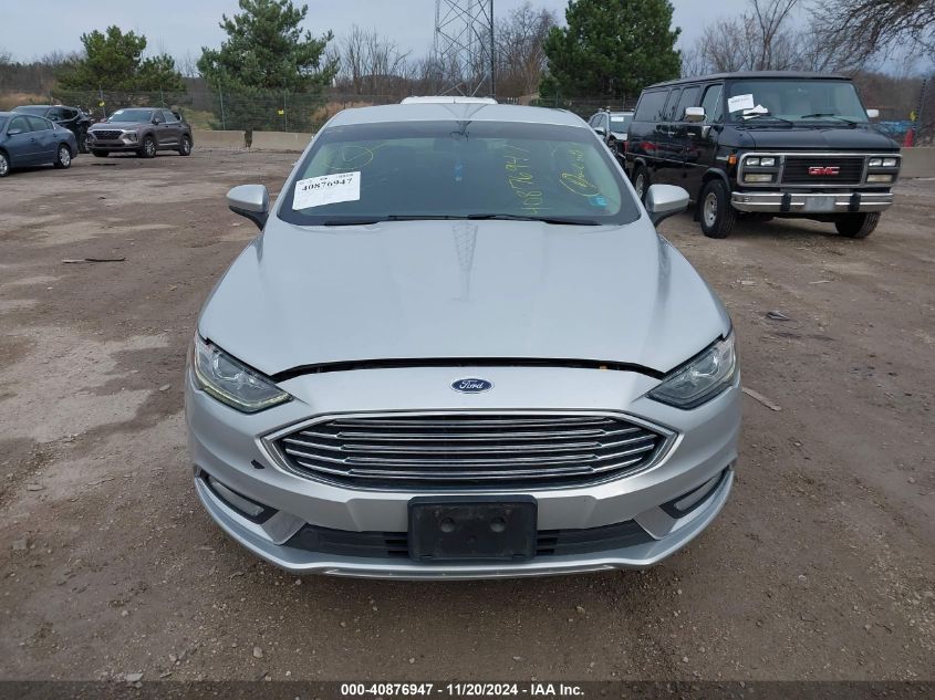 2018 Ford Fusion Se VIN: 3FA6P0HD0JR204267 Lot: 40876947