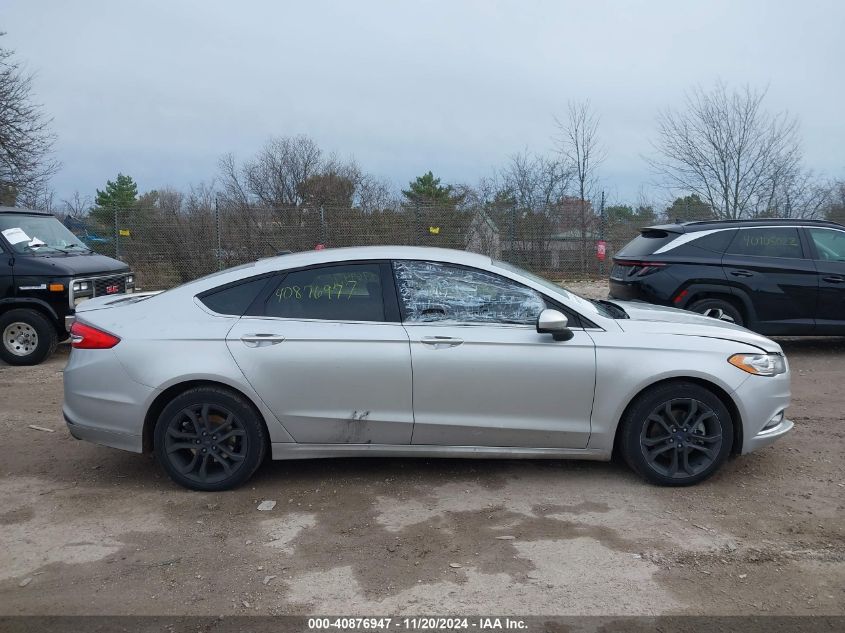 2018 Ford Fusion Se VIN: 3FA6P0HD0JR204267 Lot: 40876947