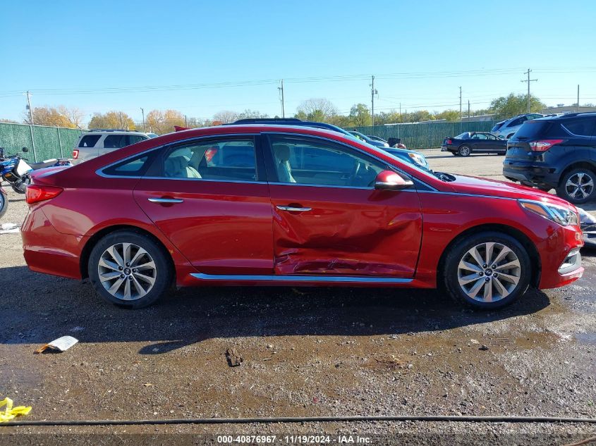 2016 Hyundai Sonata Sport VIN: 5NPE34AF8GH369838 Lot: 40876967