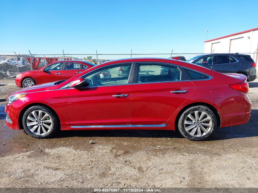 2016 Hyundai Sonata Sport VIN: 5NPE34AF8GH369838 Lot: 40876967