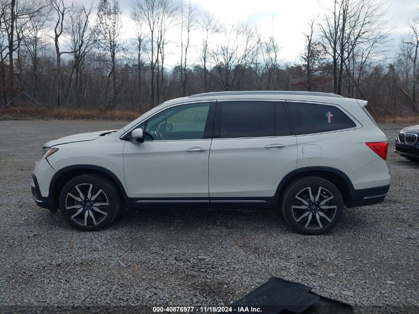 2019 Honda Pilot Touring VIN: 5FNYF6H66KB071544 Lot: 40876977