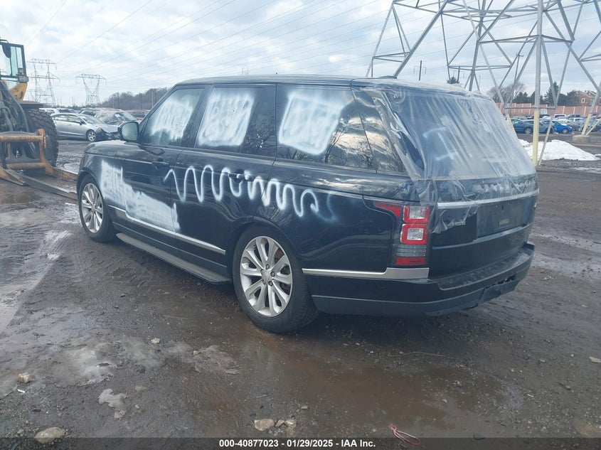 Vin: salgs2wf4ea147738, lot: 41366686, land rover range rover 3.0l v6 supercharged hse 20143