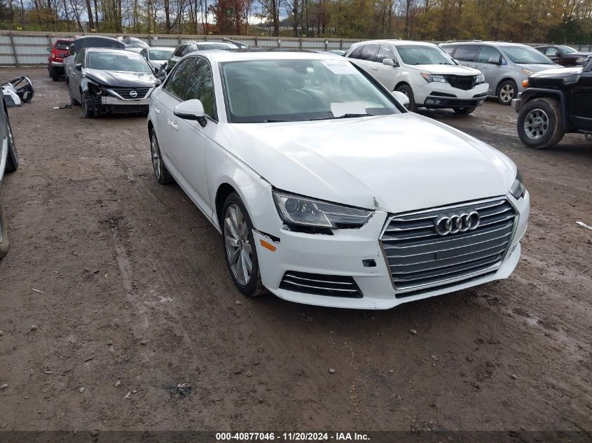 2017 Audi A4 2.0T Premium VIN: WAUGNAF4XHN004732 Lot: 40877046