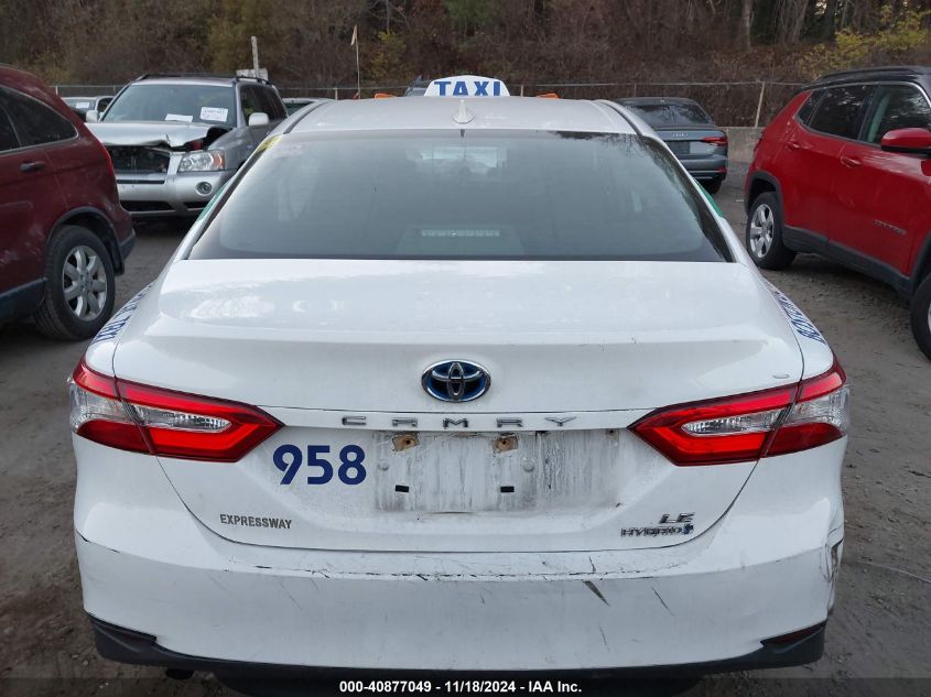 2019 Toyota Camry Hybrid Le VIN: 4T1B31HK7KU510090 Lot: 40877049