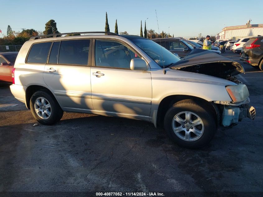 2002 Toyota Highlander V6 VIN: JTEGF21A320066220 Lot: 40877052