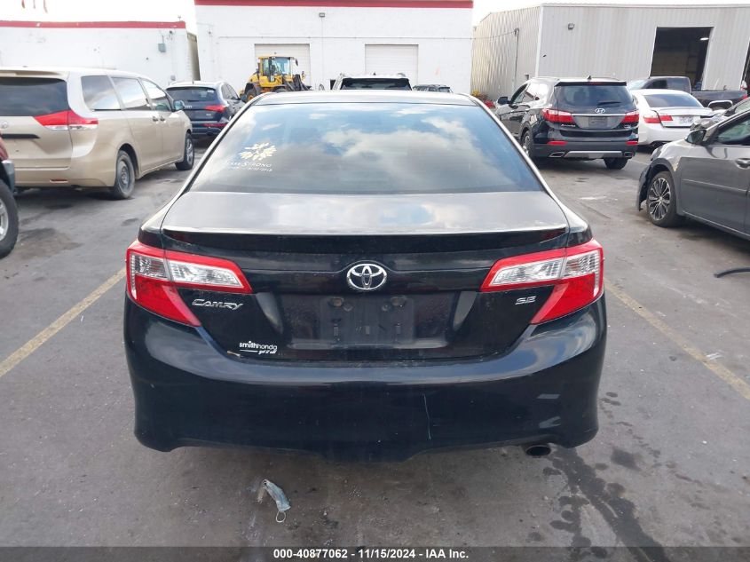 2012 Toyota Camry Se VIN: 4T1BF1FK3CU016028 Lot: 40877062