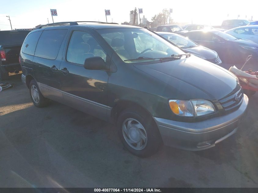 2001 Toyota Sienna Xle VIN: 4T3ZF13CX1U369155 Lot: 40877064