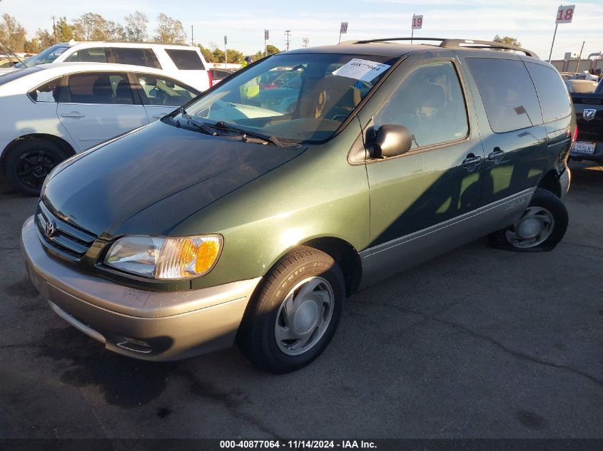 2001 Toyota Sienna Xle VIN: 4T3ZF13CX1U369155 Lot: 40877064