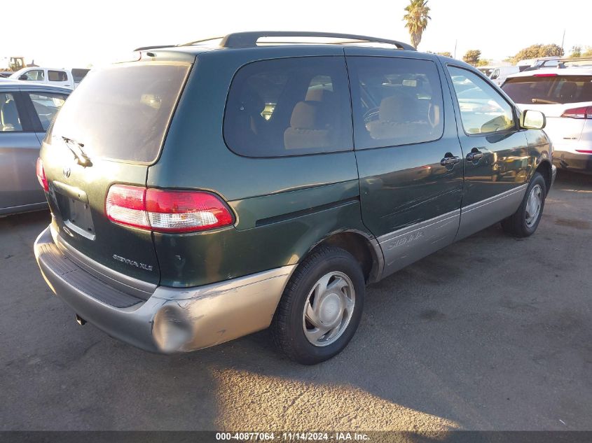 2001 Toyota Sienna Xle VIN: 4T3ZF13CX1U369155 Lot: 40877064