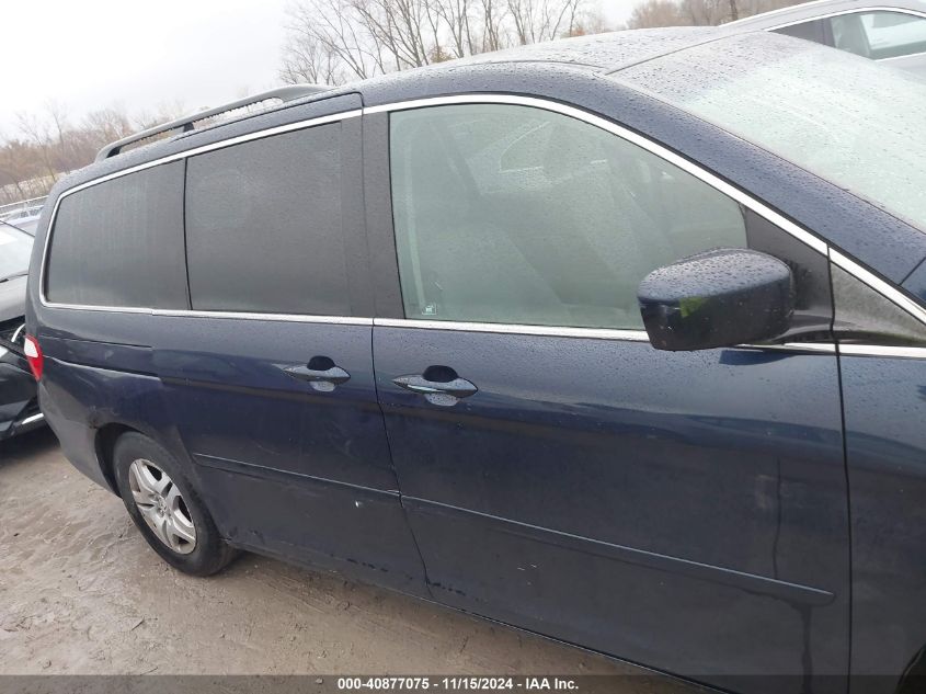 2007 Honda Odyssey Ex VIN: 5FNRL38407B055390 Lot: 40877075