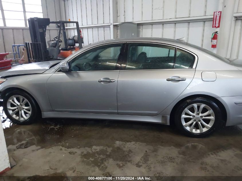 2013 Hyundai Genesis 3.8 VIN: KMHGC4DD7DU235449 Lot: 40877100