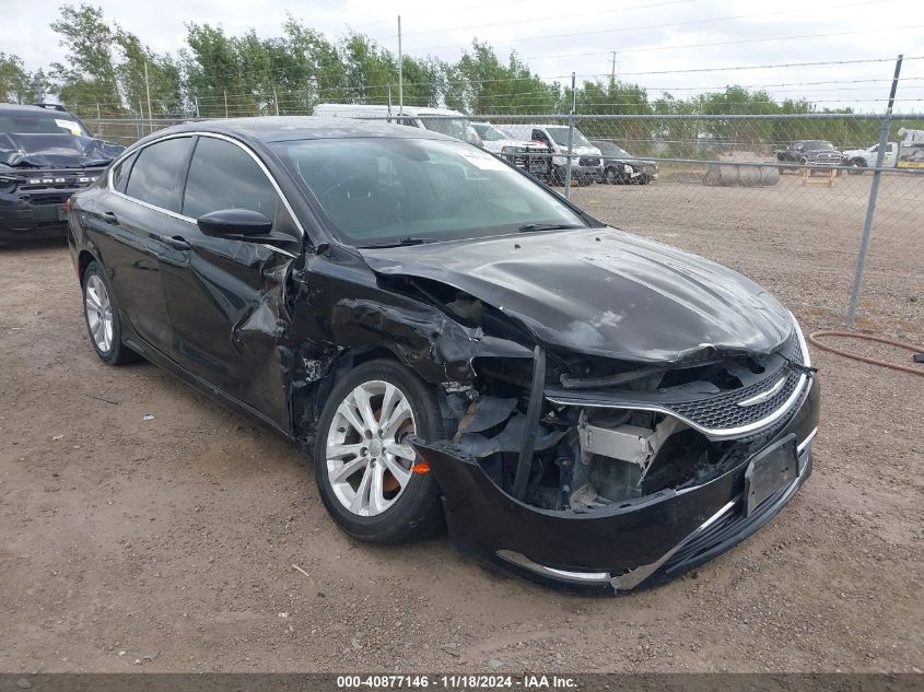 2015 Chrysler 200 Limited VIN: 1C3CCCAB4FN529800 Lot: 40877146