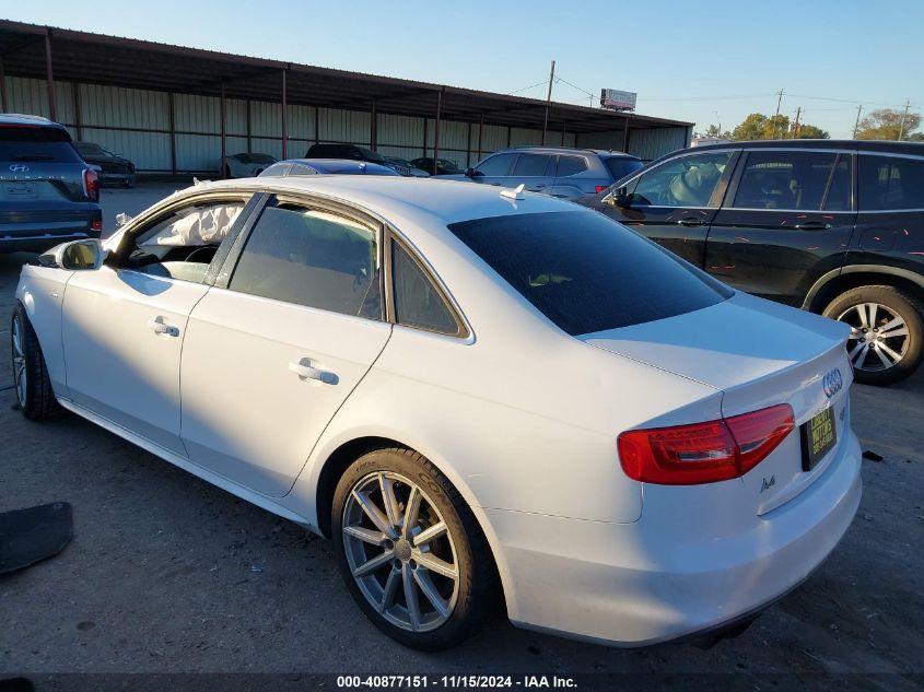 2015 Audi A4 2.0T Premium VIN: WAUFFAFL5FN008314 Lot: 40877151