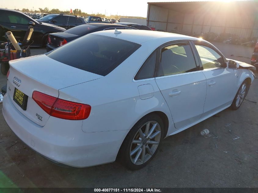 2015 Audi A4 2.0T Premium VIN: WAUFFAFL5FN008314 Lot: 40877151