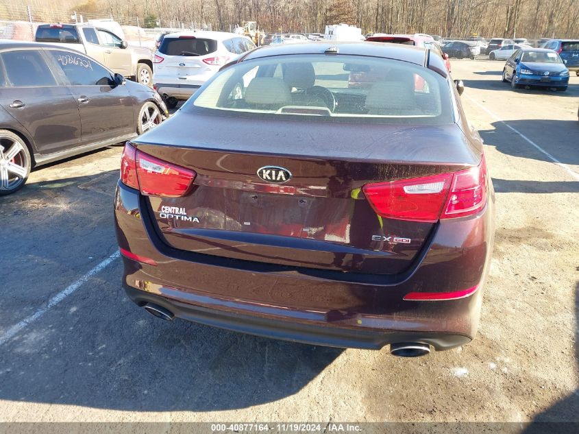 2015 Kia Optima Ex VIN: 5XXGN4A7XFG407933 Lot: 40877164