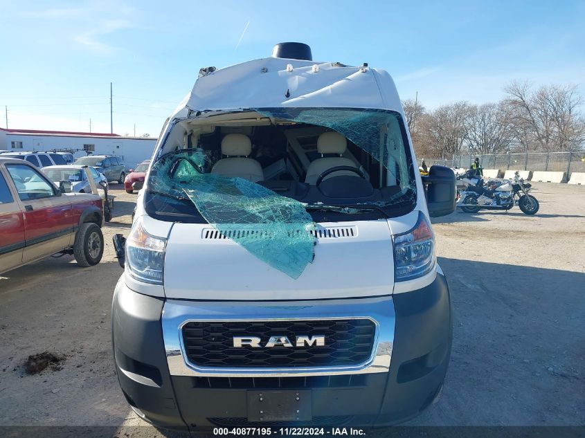 2021 Ram Promaster 3500 Window Van High Roof 159 Wb Ext VIN: 3C6MRVUGXME518861 Lot: 40877195