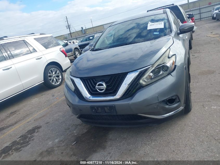 2015 Nissan Murano S VIN: 5N1AZ2MG0FN204978 Lot: 40877210