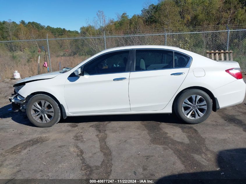 2013 Honda Accord Lx VIN: 1HGCR2F35DA247743 Lot: 40877247