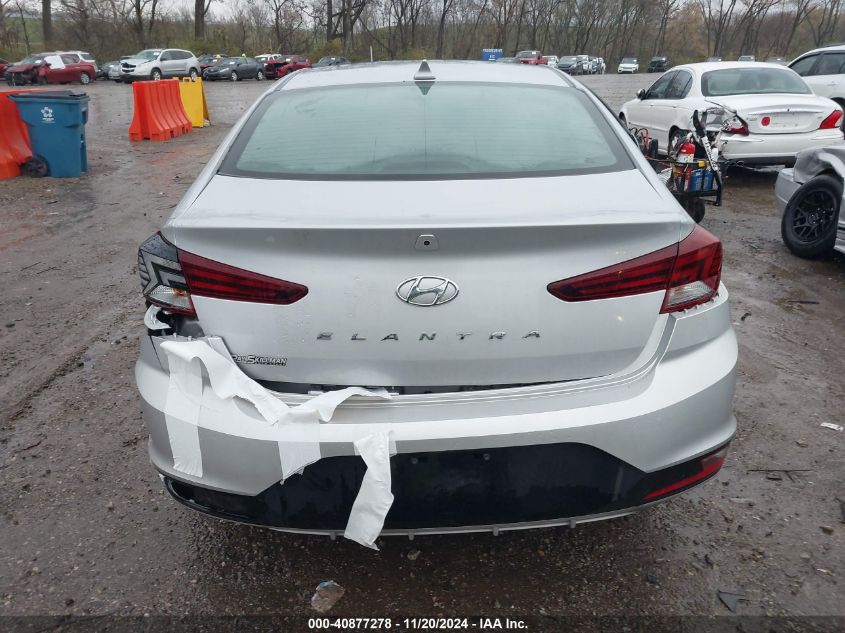 2019 Hyundai Elantra Sel VIN: KMHD84LF4KU743091 Lot: 40877278