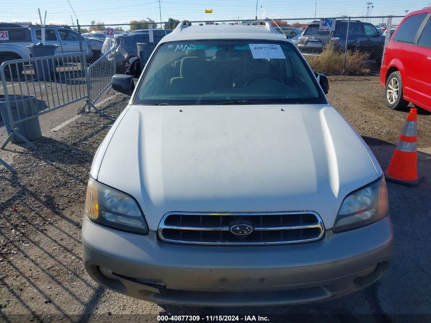 2001 Subaru Outback VIN: 4S3BH665917652759 Lot: 40877309