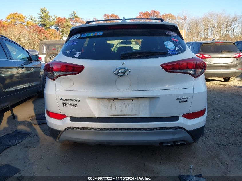 2018 Hyundai Tucson Sport VIN: KM8J3CALXJU757838 Lot: 40877322