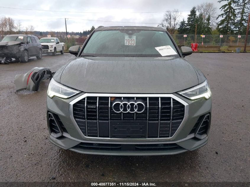 2024 Audi Q3 Premium 45 Tfsi S Line Quattro Tiptronic VIN: WA1DECF36R1094926 Lot: 40877351