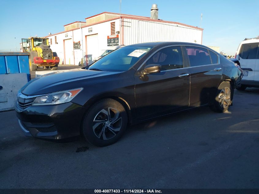 2016 Honda Accord Lx VIN: 1HGCR2F32GA222707 Lot: 40877433