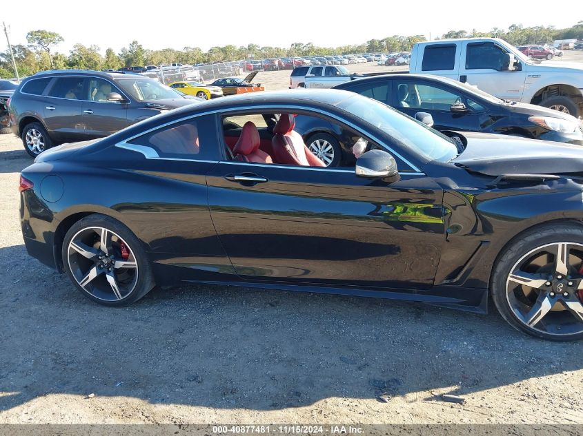 2021 Infiniti Q60 Red Sport 400 Awd VIN: JN1FV7LL7MM560366 Lot: 40877481