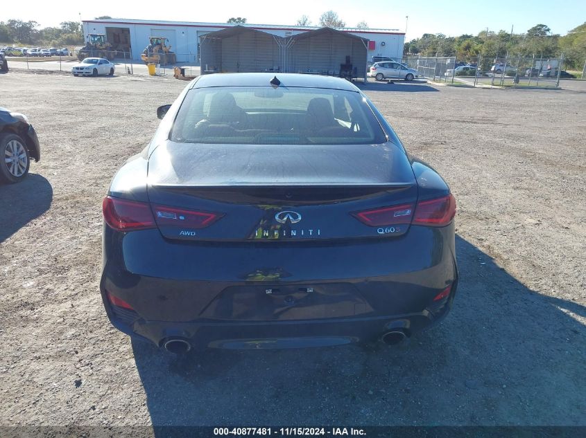 2021 Infiniti Q60 Red Sport 400 Awd VIN: JN1FV7LL7MM560366 Lot: 40877481