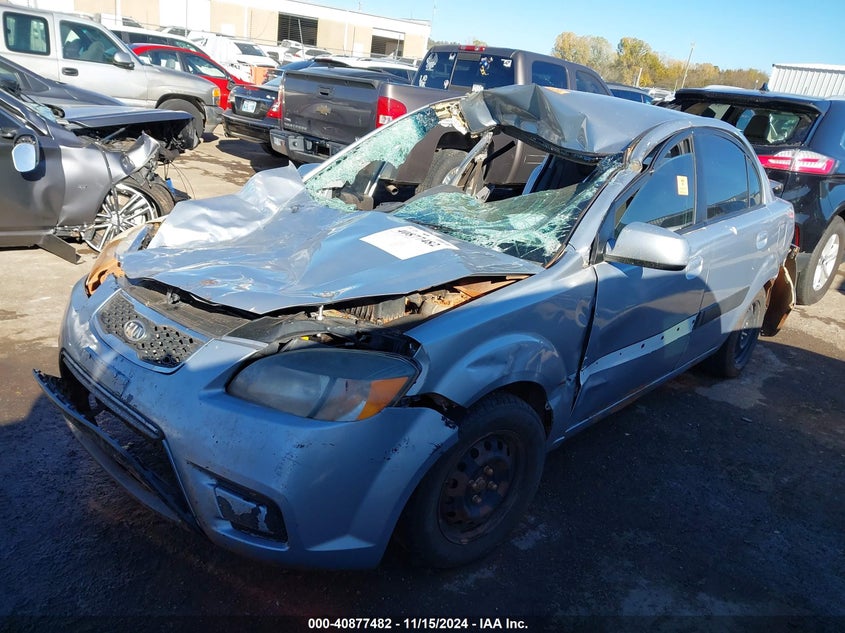 2011 KIA RIO VIN: KNADH4A37B6954655