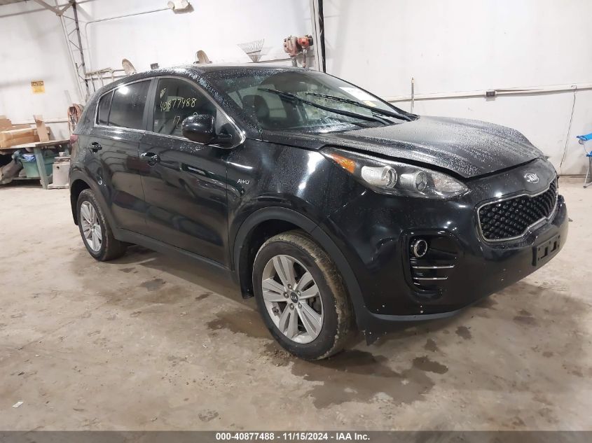 VIN KNDPMCAC8H7295297 2017 KIA Sportage, LX no.1