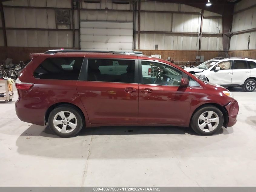 2015 Toyota Sienna Le 8 Passenger VIN: 5TDKK3DC4FS663683 Lot: 40877500