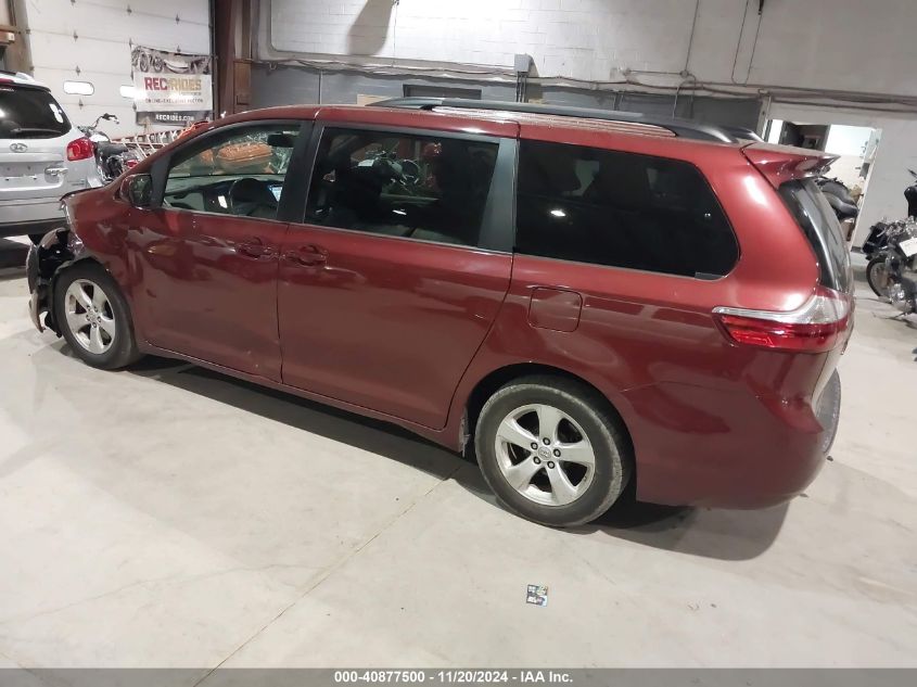 2015 Toyota Sienna Le 8 Passenger VIN: 5TDKK3DC4FS663683 Lot: 40877500