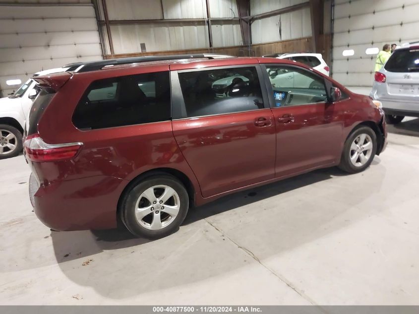 2015 Toyota Sienna Le 8 Passenger VIN: 5TDKK3DC4FS663683 Lot: 40877500