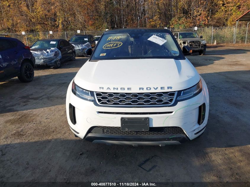 2020 Land Rover Range Rover Evoque S VIN: SALZJ2FX6LH058858 Lot: 40877510