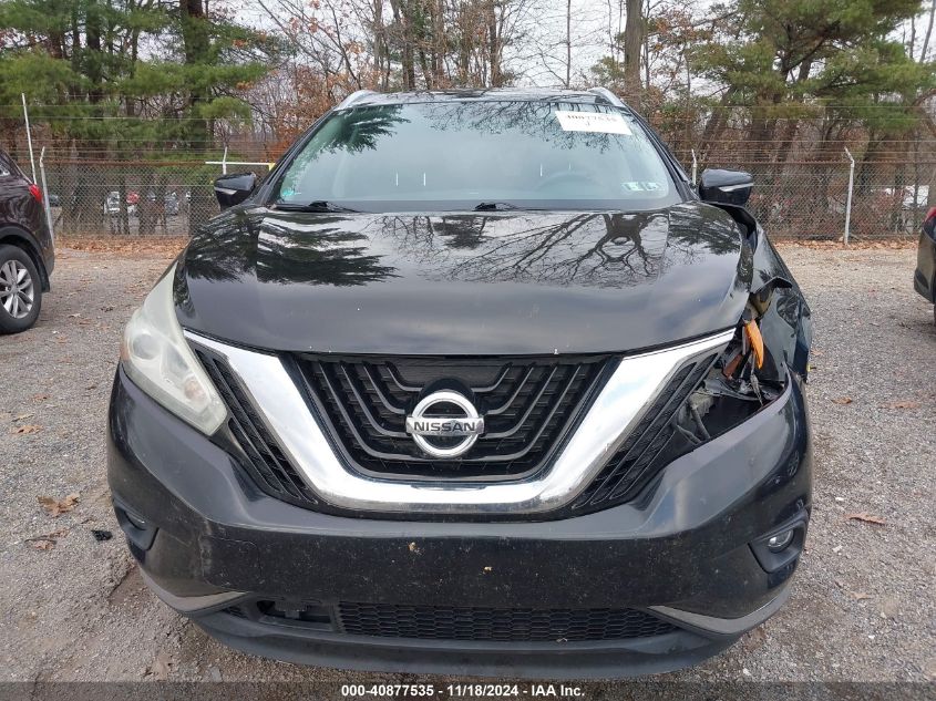 2015 Nissan Murano Platinum VIN: 5N1AZ2MH7FN224430 Lot: 40877535