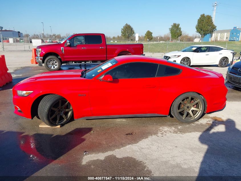 2015 Ford Mustang Gt VIN: 1FA6P8CFXF5406809 Lot: 40877547