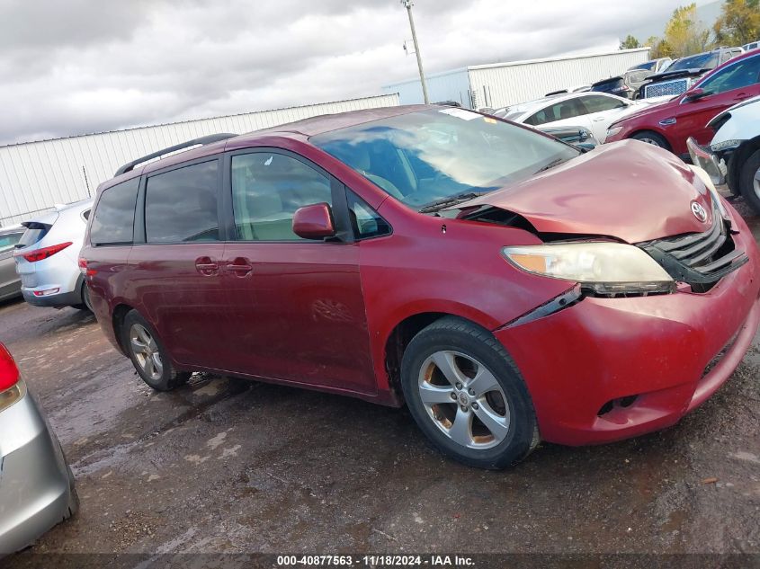 2012 Toyota Sienna Le V6 8 Passenger VIN: 5TDKK3DC1CS258473 Lot: 40877563