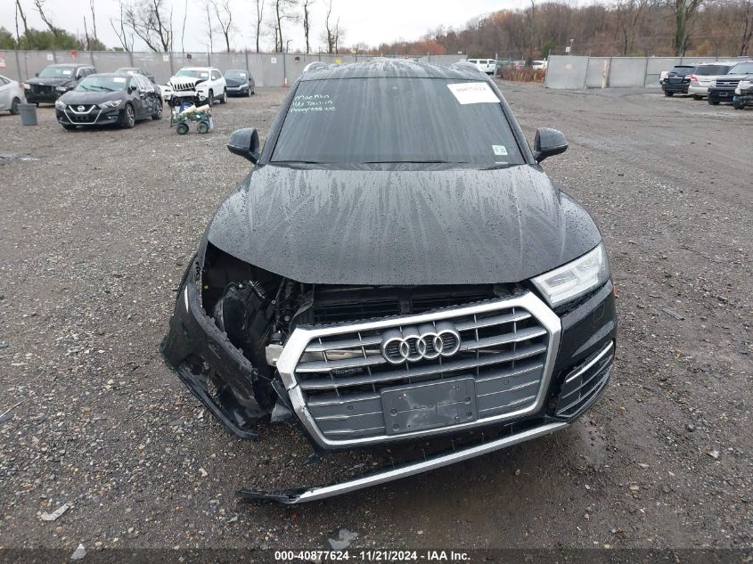 2018 Audi Q5 2.0T Premium/2.0T Tech Premium VIN: WA1BNAFY9J2138861 Lot: 40877624