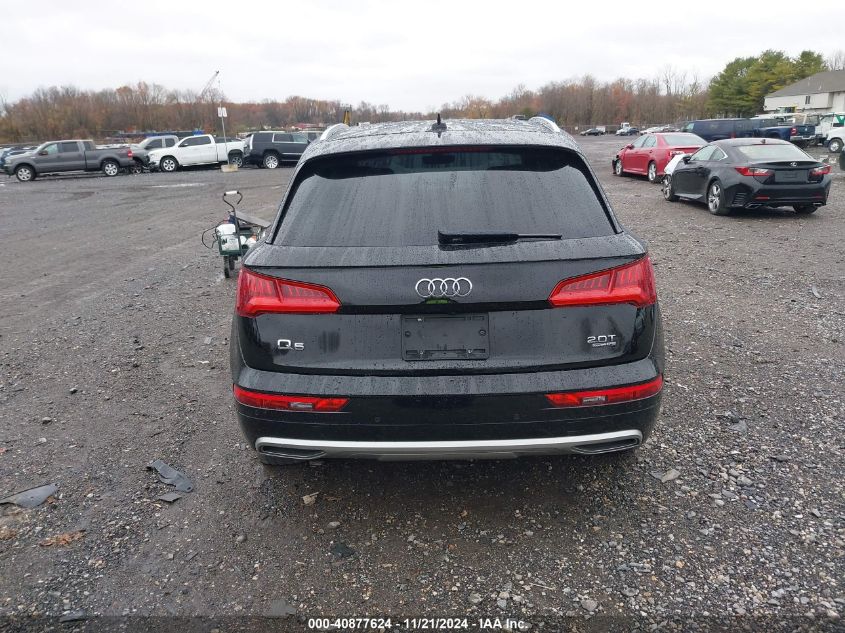 2018 Audi Q5 2.0T Premium/2.0T Tech Premium VIN: WA1BNAFY9J2138861 Lot: 40877624