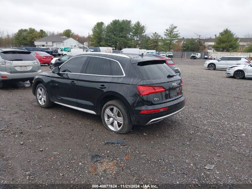 2018 Audi Q5 2.0T Premium/2.0T Tech Premium VIN: WA1BNAFY9J2138861 Lot: 40877624