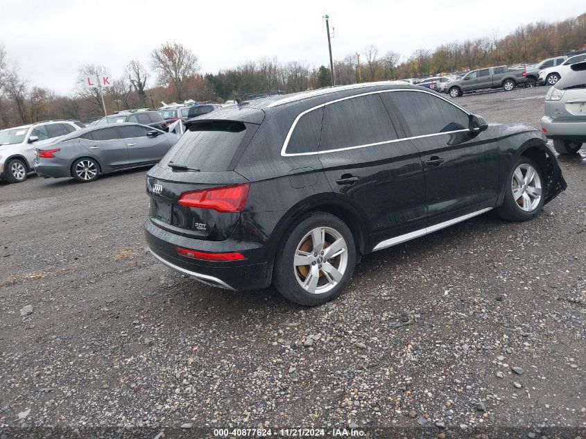 2018 Audi Q5 2.0T Premium/2.0T Tech Premium VIN: WA1BNAFY9J2138861 Lot: 40877624