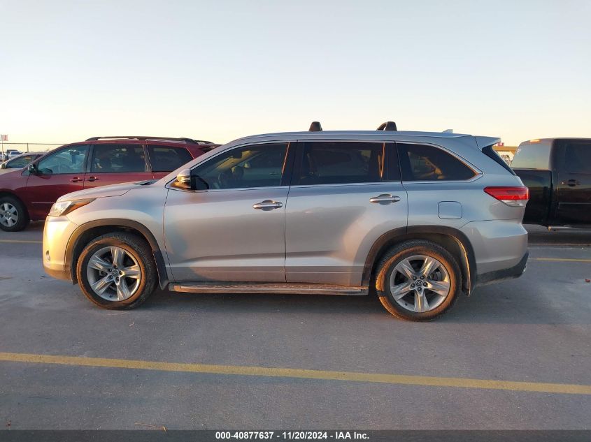 2019 TOYOTA HIGHLANDER LIMITED - 5TDYZRFH1KS311527