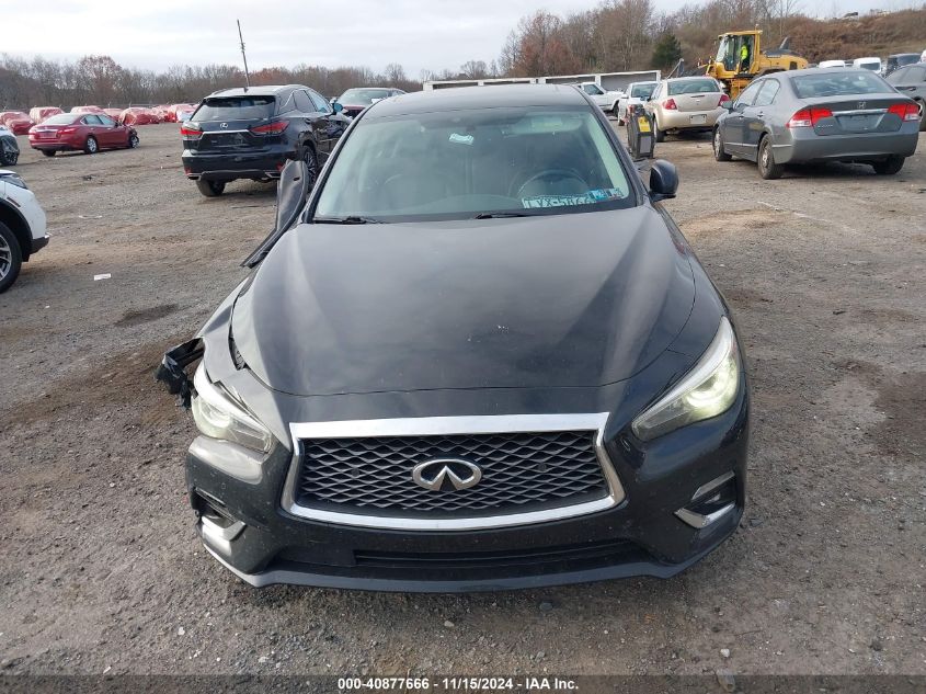 2018 Infiniti Q50 3.0T Luxe VIN: JN1EV7AR2JM444460 Lot: 40877666