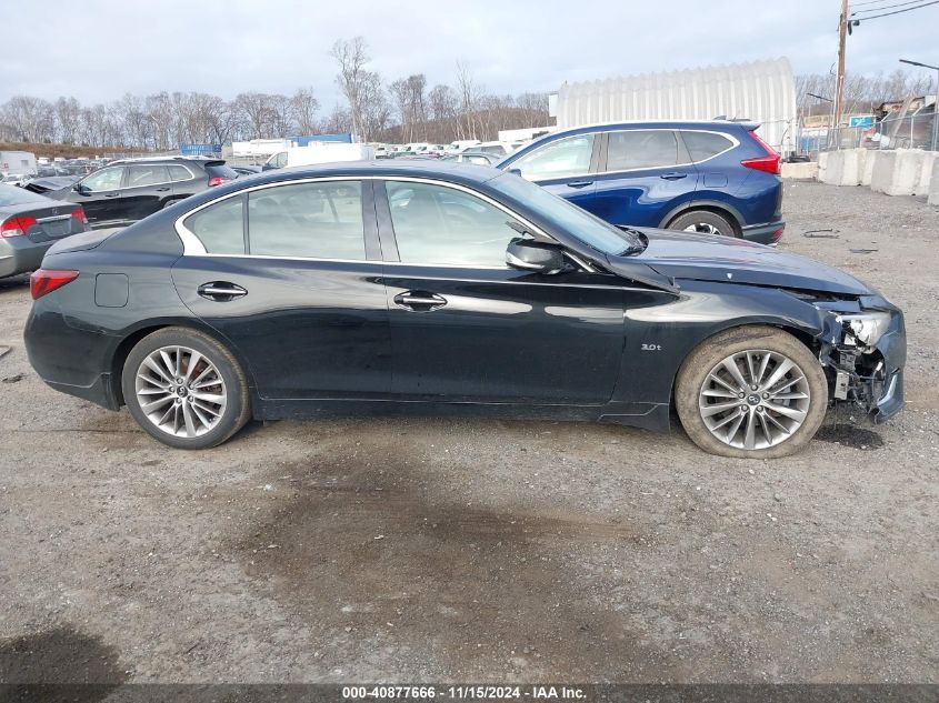 2018 Infiniti Q50 3.0T Luxe VIN: JN1EV7AR2JM444460 Lot: 40877666